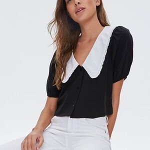 Black and White Women's Top